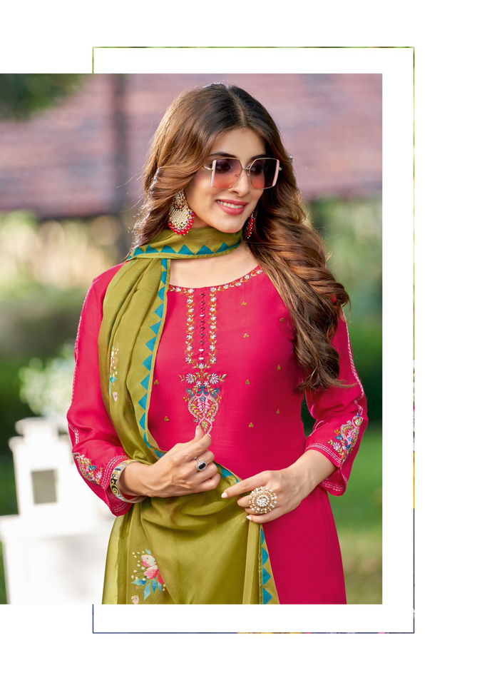 Kamakshi By Wooglee Kurti With Bottom Dupatta Wholesale Clothing Distributors In India